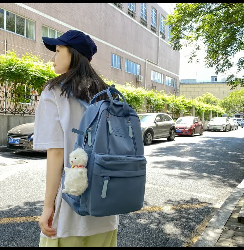 唐誉书包女韩版潮学院风初中学生背包日韩风范小清新高中生休闲大学生