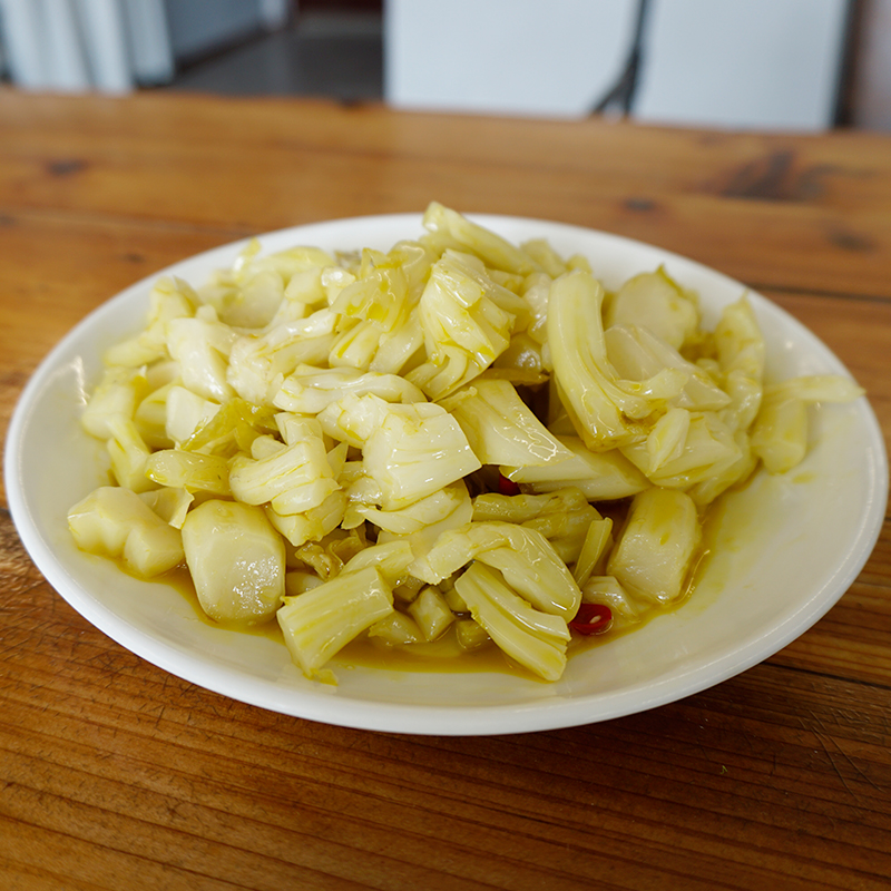 菜花梗宁溪特产花菜梗鲜嫩爽脆腌制凉菜酒店即食下饭菜 温岭一定要