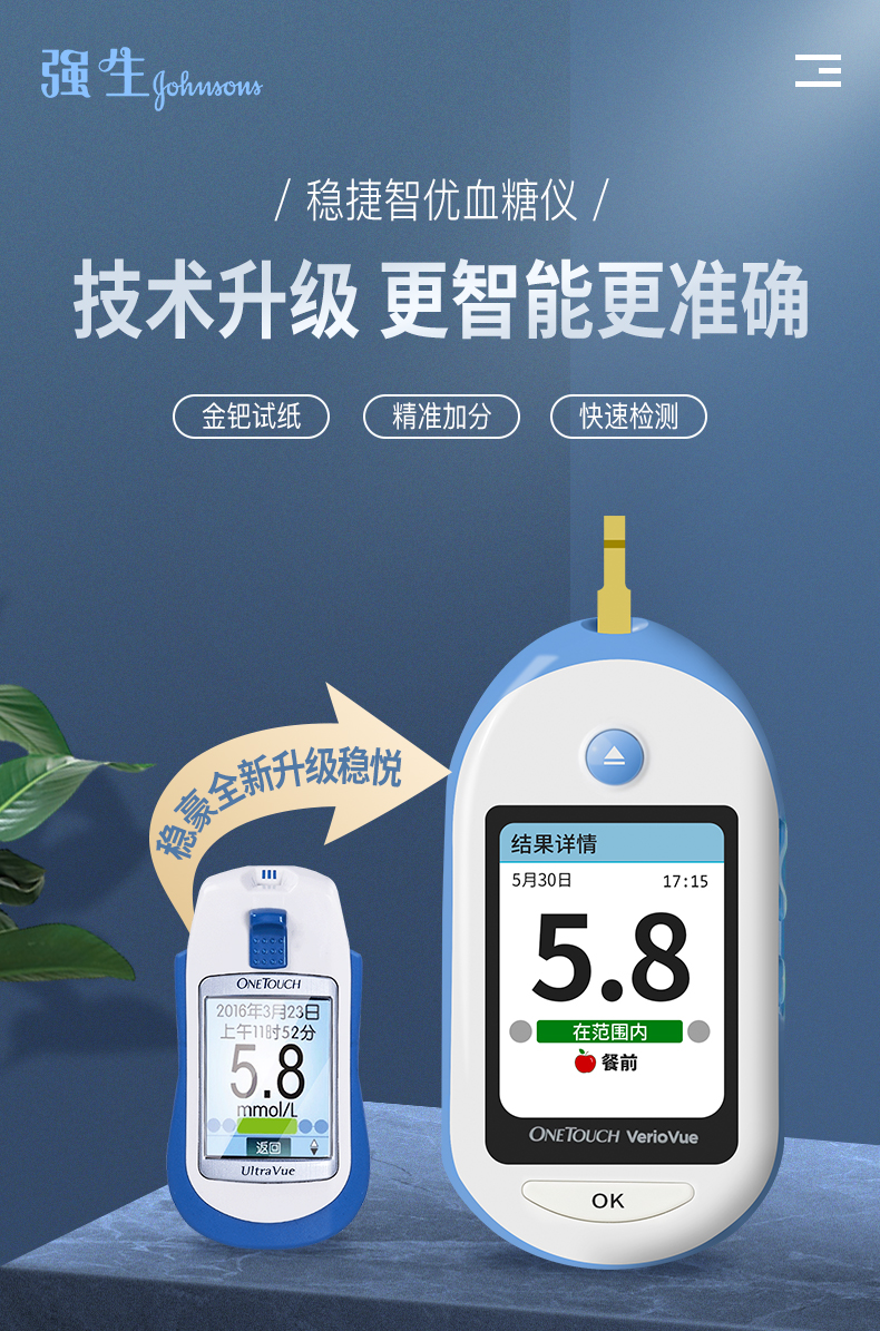稳悦血糖试纸稳佳智优血糖仪家用血糖试纸采血针血糖测试仪测血糖测糖