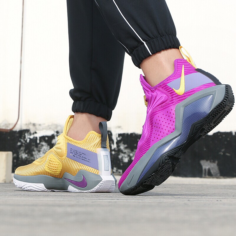 nikesoldier14lbj14士兵紫金湖人鸳鸯男子篮球鞋ck6047500ck6047500