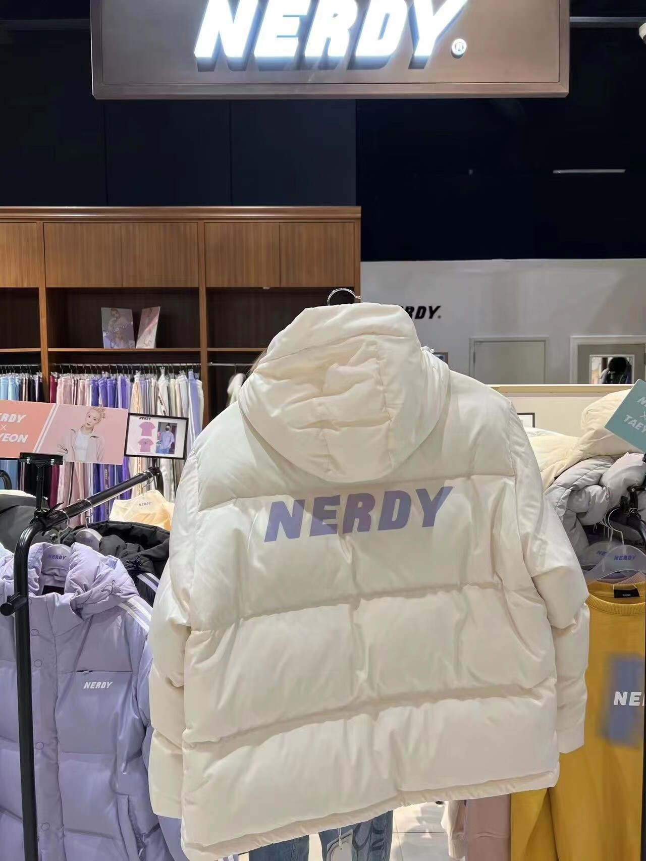 nerdy羽绒服长款 nerdy官方22新款冬季反季男女短款加厚羽绒服中长款