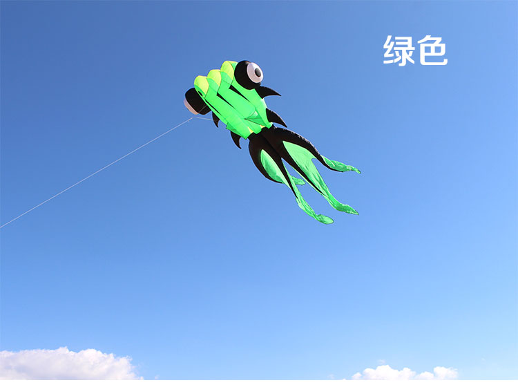 京选好货2022升级款风筝青州马老四大金鱼风筝软体大型尼龙伞布风筝
