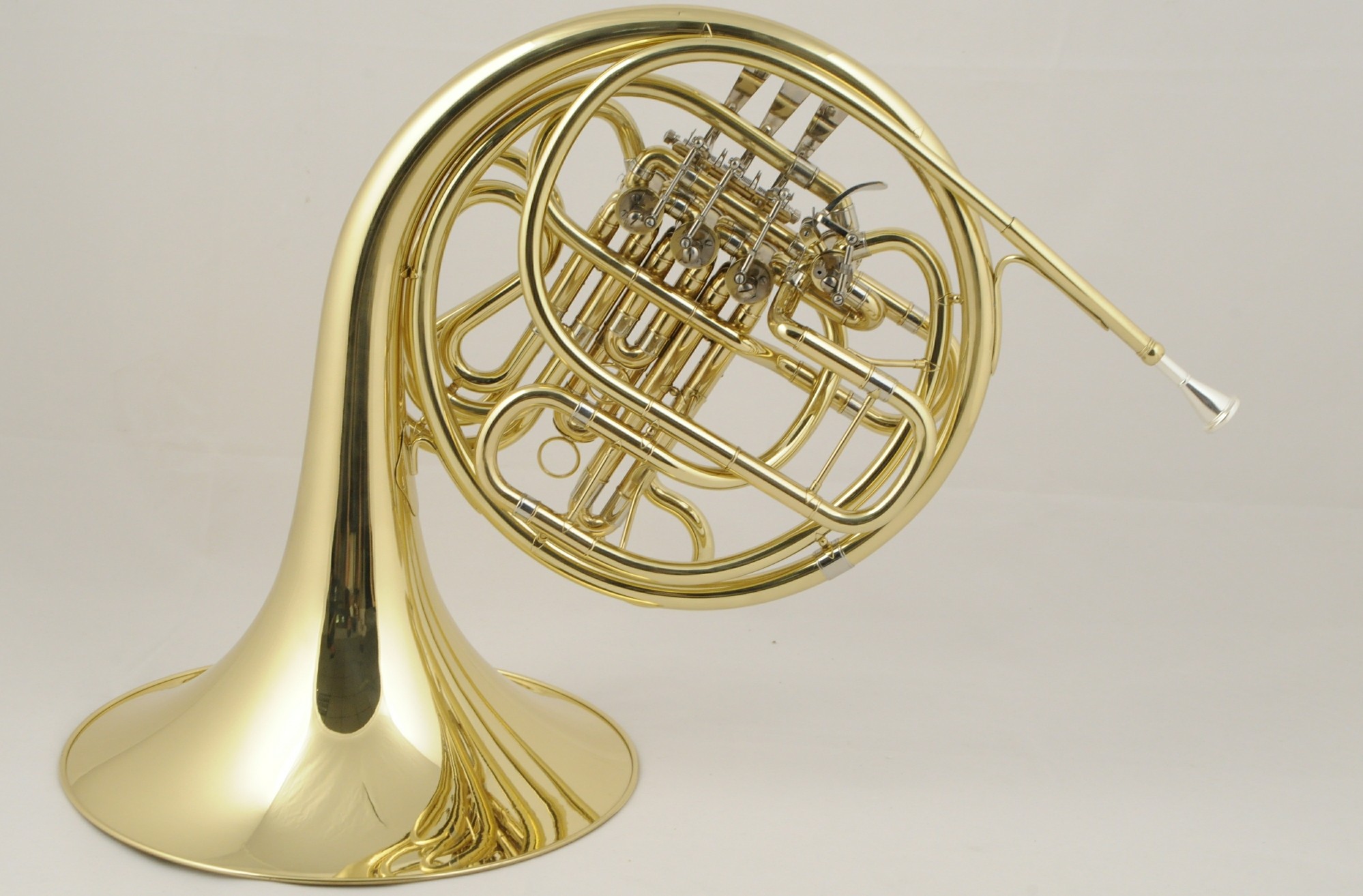 巴哈降b调单排四键圆号乐器美国b-f调双排圆号乐队教会专业演奏定制款