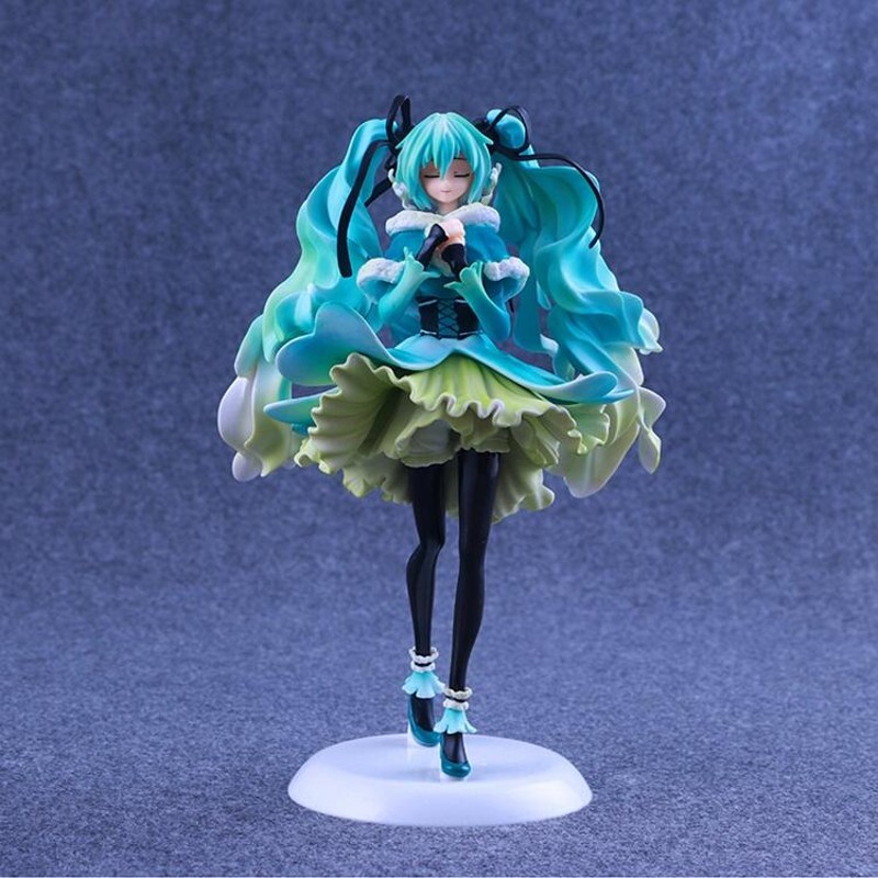 初音未来手办figma045可动二次元美少女礼物现货 夏雪草初音不可动