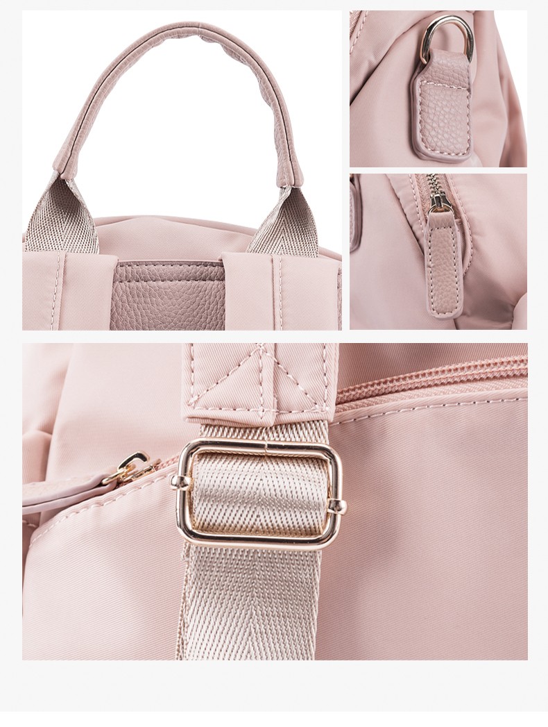 劳斯尼亚品牌妈咪包2021年新款妈妈包双肩背包女包多功能大容量母婴包