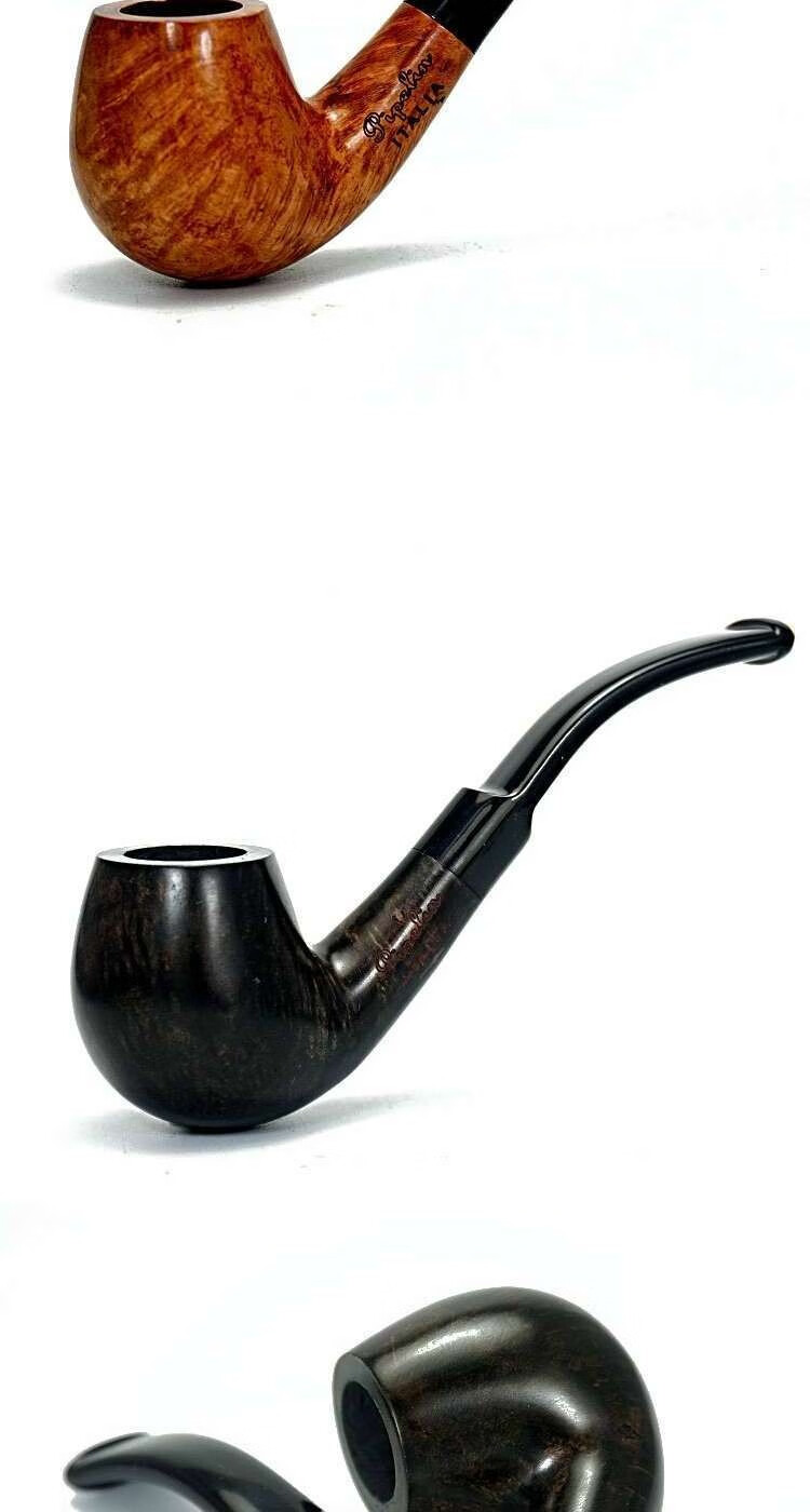 【轻奢高端】石楠木迷你小烟斗手掌斗实木旱烟锅便携旅行小号斗 无需