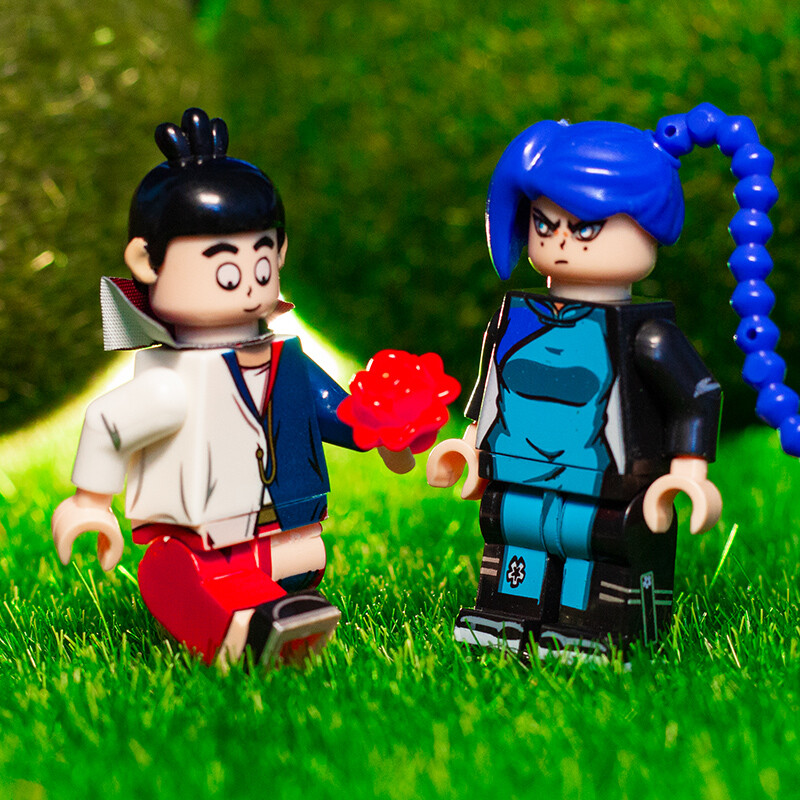 (·)刺客伍六七人仔积木梅花十三玄武国柒稀有剑魔刀千刃567岁 阿柒