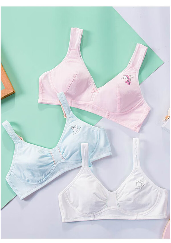 缪蓓 初中生内衣女 14岁初中生内衣13岁女孩纯棉发育期14青少女大童15