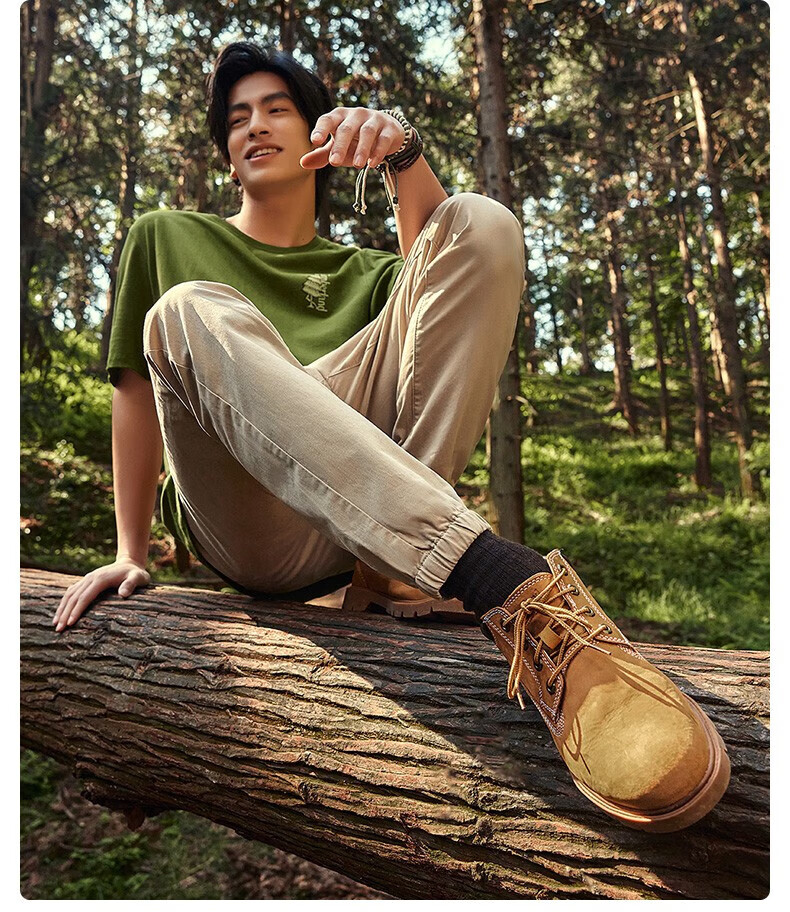 添柏岚(timberland)防风保暖户外运动透气休闲长裤男 男士形修身束脚