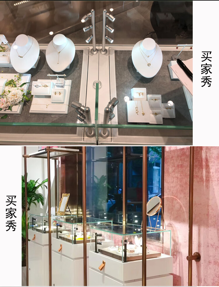 led珠宝柜台射灯3w5w立杆灯2w黄金珠宝首饰文玩手表展柜射灯黑色15cm