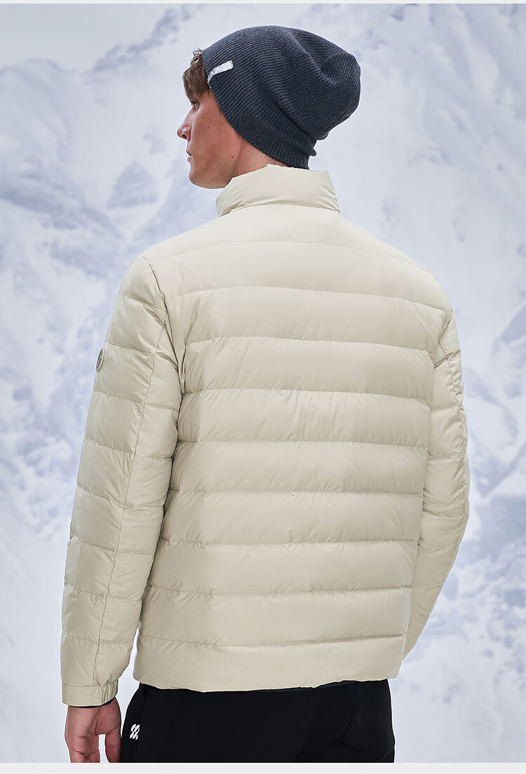 HLAHLA Lightweight Ribbed Down Jacket for Men [90% High-Quality Down] Graphene Men's Winter Coat 14