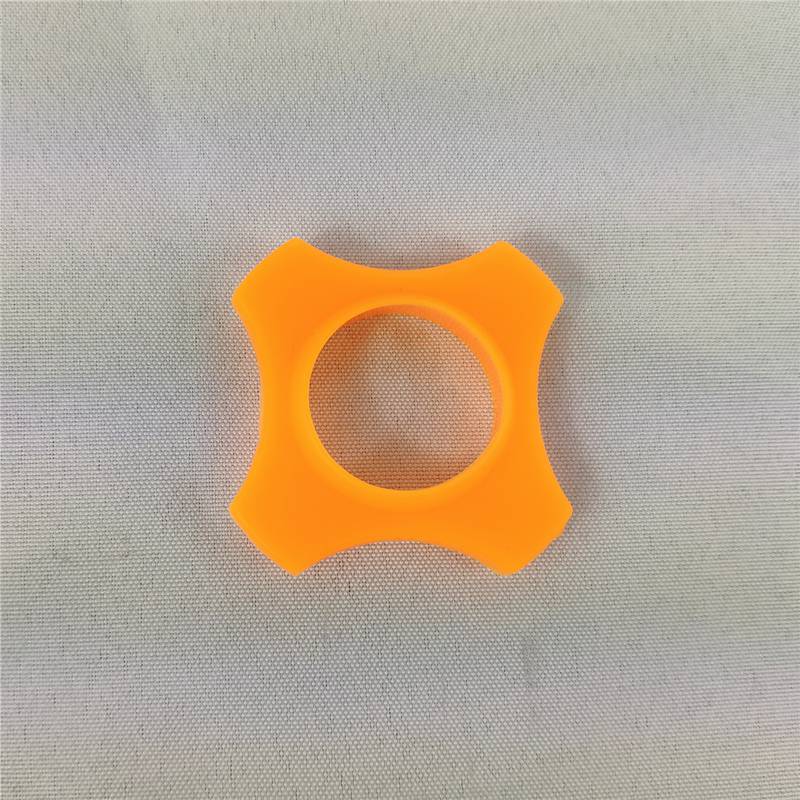 话筒保护套橡胶 无线话筒套硅胶防滚圈尾套配件四角麦克风手持防滑圈