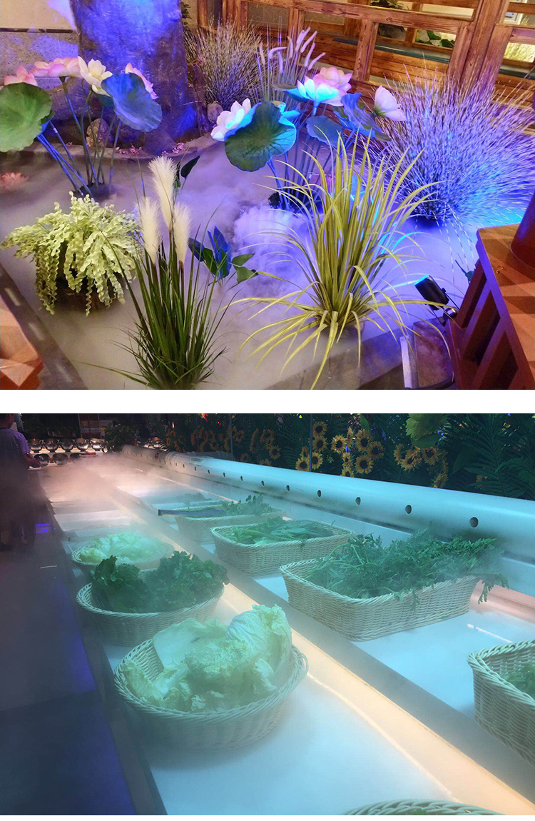 家用假山雾化器加湿器造雾器园林景观水池喷雾鱼缸水景4头雾化器普通