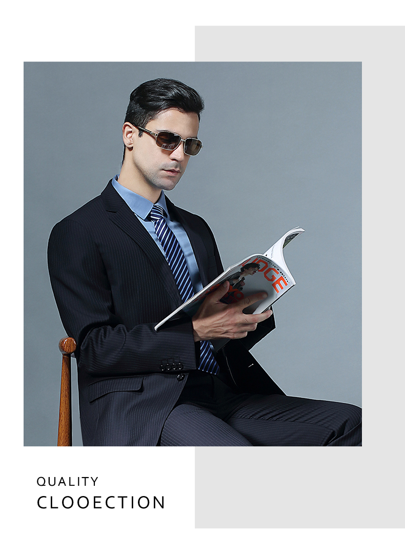 拉博夫领导干部书记西服套装男中年男商务轻奢礼服宴会装春季新款男士