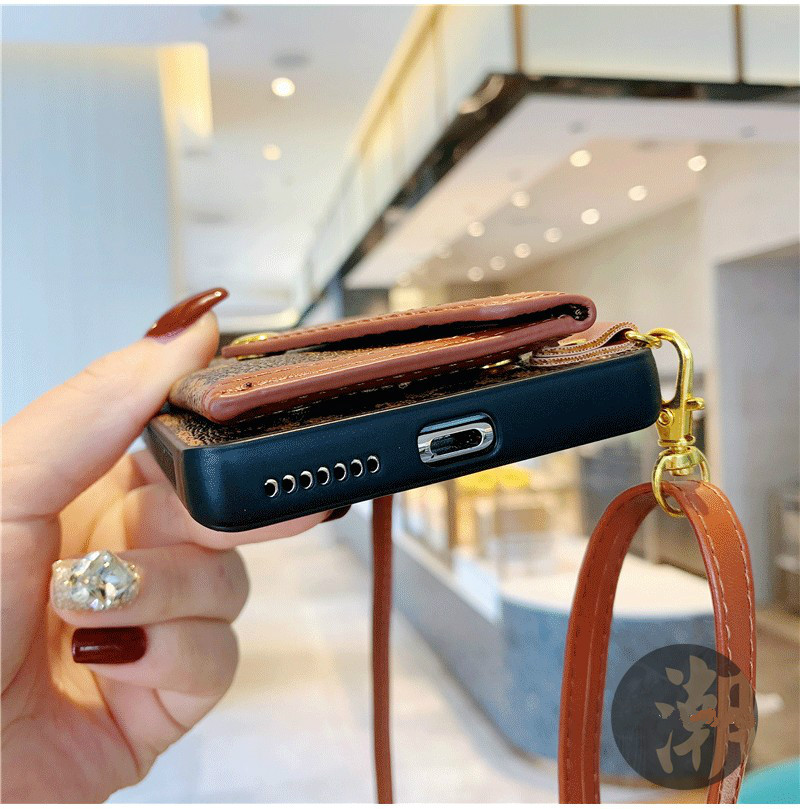 wsntoy奢华卡包mate40pro斜挎挂绳手机壳女华为30pro零钱包保护套p40