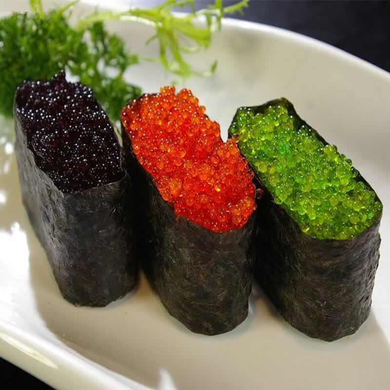 黑蟹籽400g 即食寿司料理黑蟹子调味飞鱼籽黑鱼子酱 黑色【图片 价格