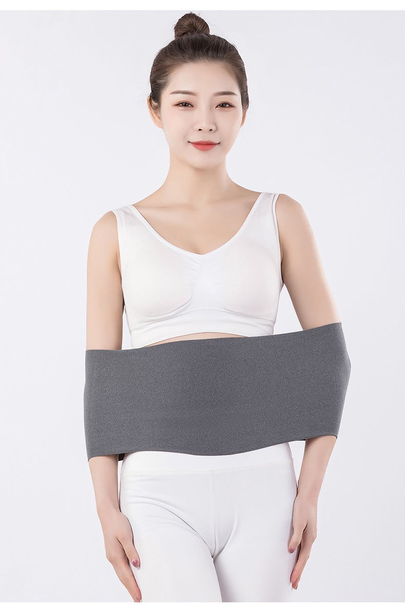 锦人初肚兜护胃暖胃肚兜防寒带女士德绒腰围男女透气护肚子 大红色