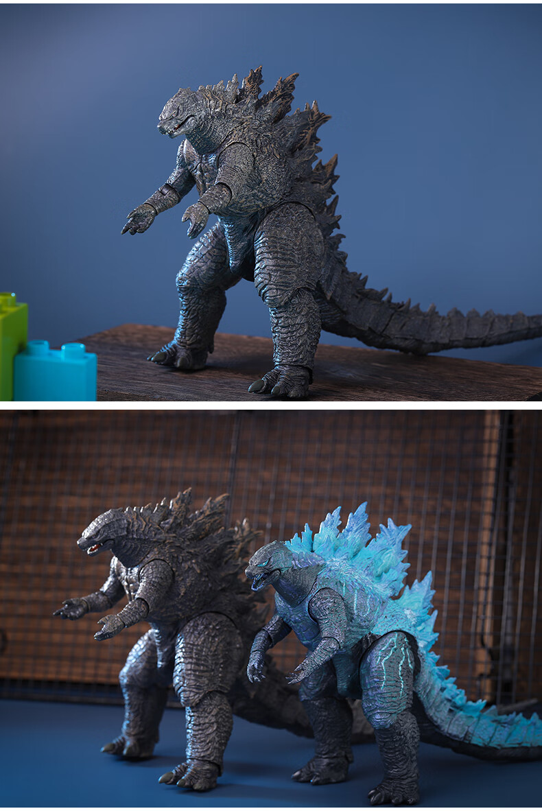 新哥斯拉玩具手办怪兽之王红莲模型电影核能喷射机械可动恐龙公仔8款