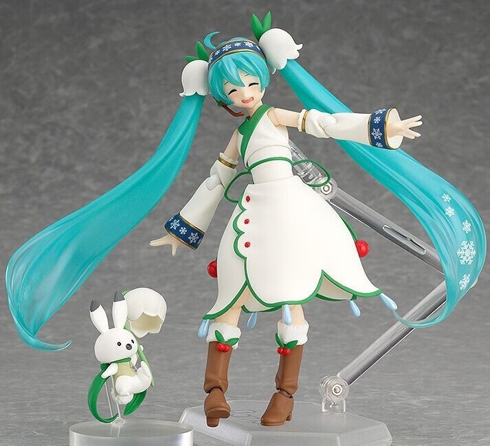 初音未来手办figma045可动二次元美少女礼物现货054雪初音10周年