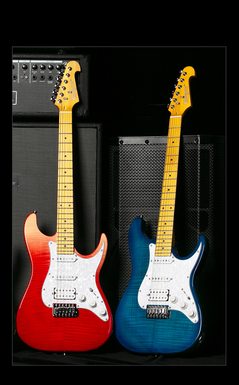 斗牛士电吉他 成人初学者入门练习专业演奏级电子吉他演出套装 d160