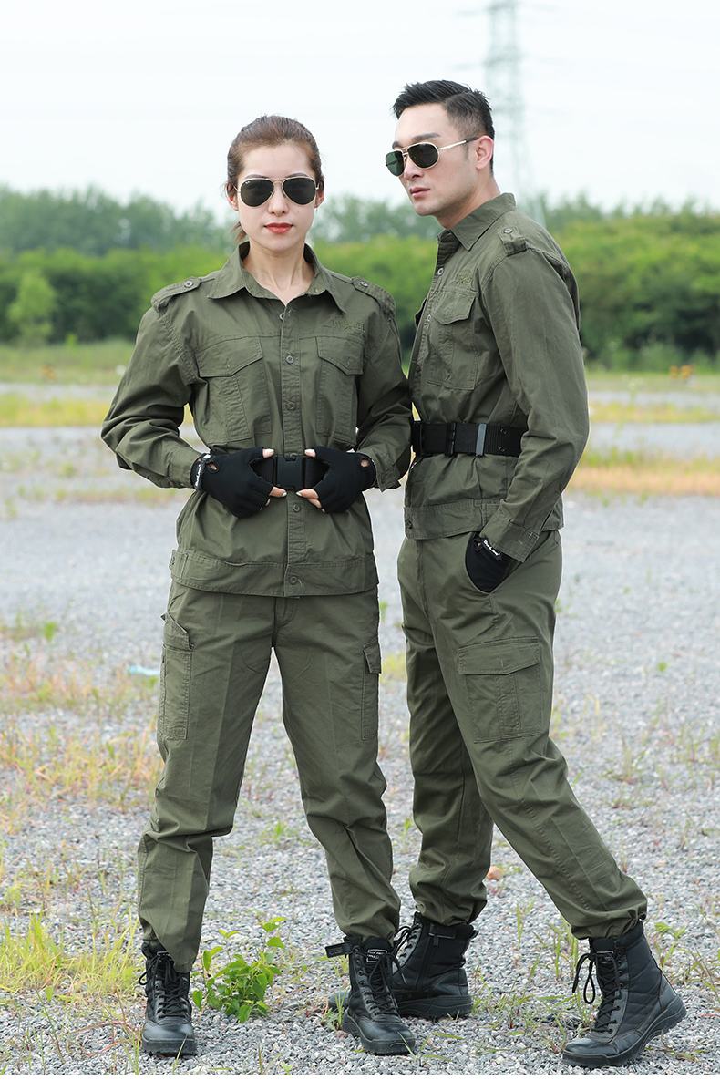 春夏纯棉迷彩服套装男女作训服军迷服饰薄款军训服工装服特战服作训服