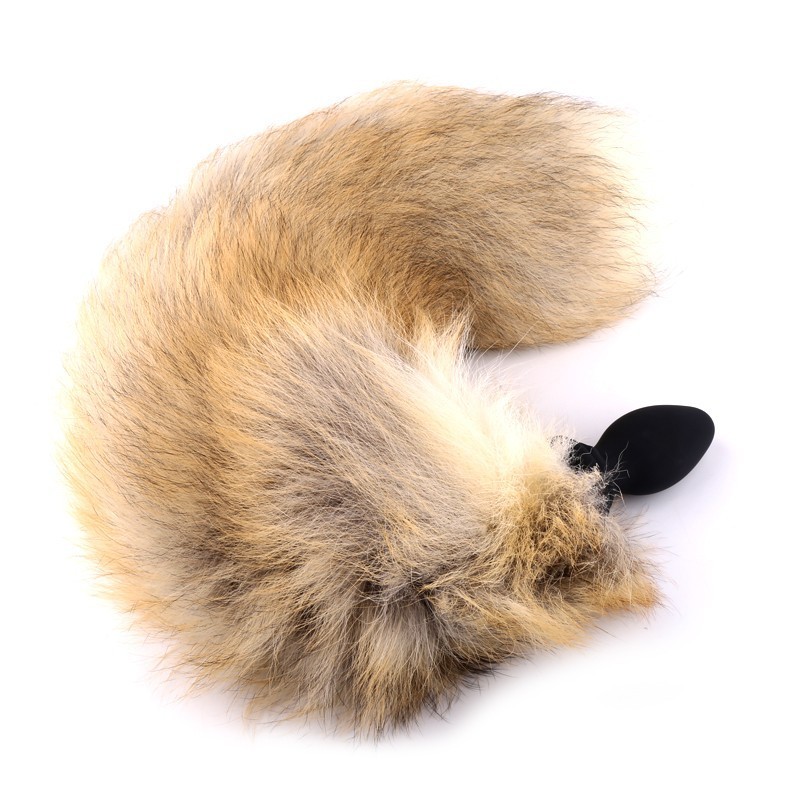 轻奢高端女用sm无线遥控震仿真动猫狗狐狸尾巴后庭肛塞电动按摩器工具