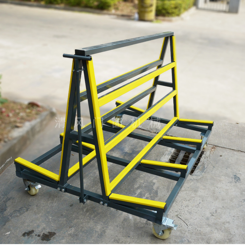 亦淳 门窗玻璃架周转架铁板输送架拉玻璃的推车物流运输车石板转运车