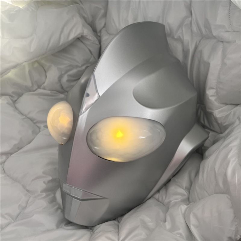 定制奥特曼头套真人cos迪迦头盔可穿戴面具面罩发光乳胶硅胶儿童 迪迦