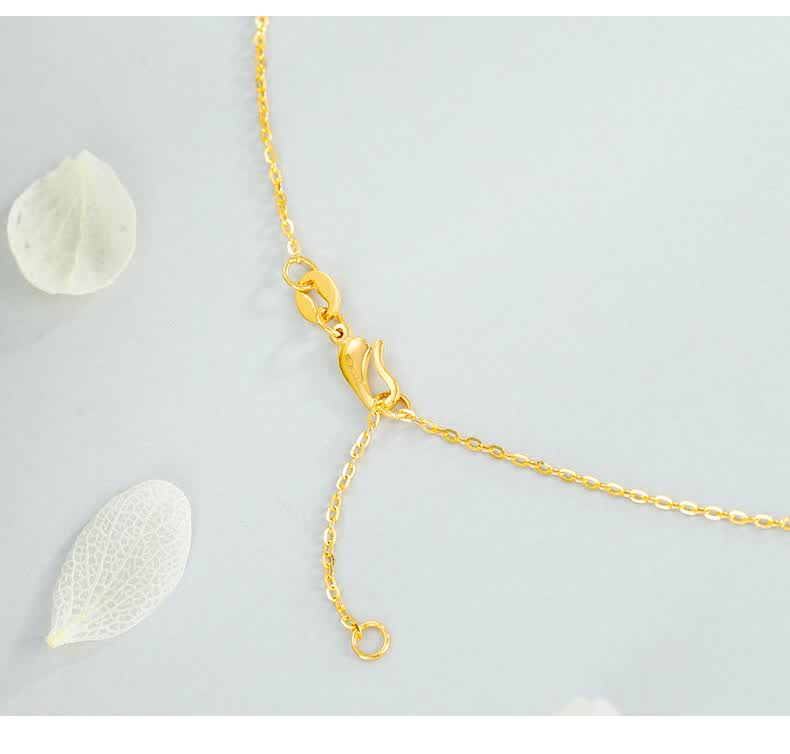 金至尊黄金项链女八芒星999足金套链按克计价链长45cm269克含工费258