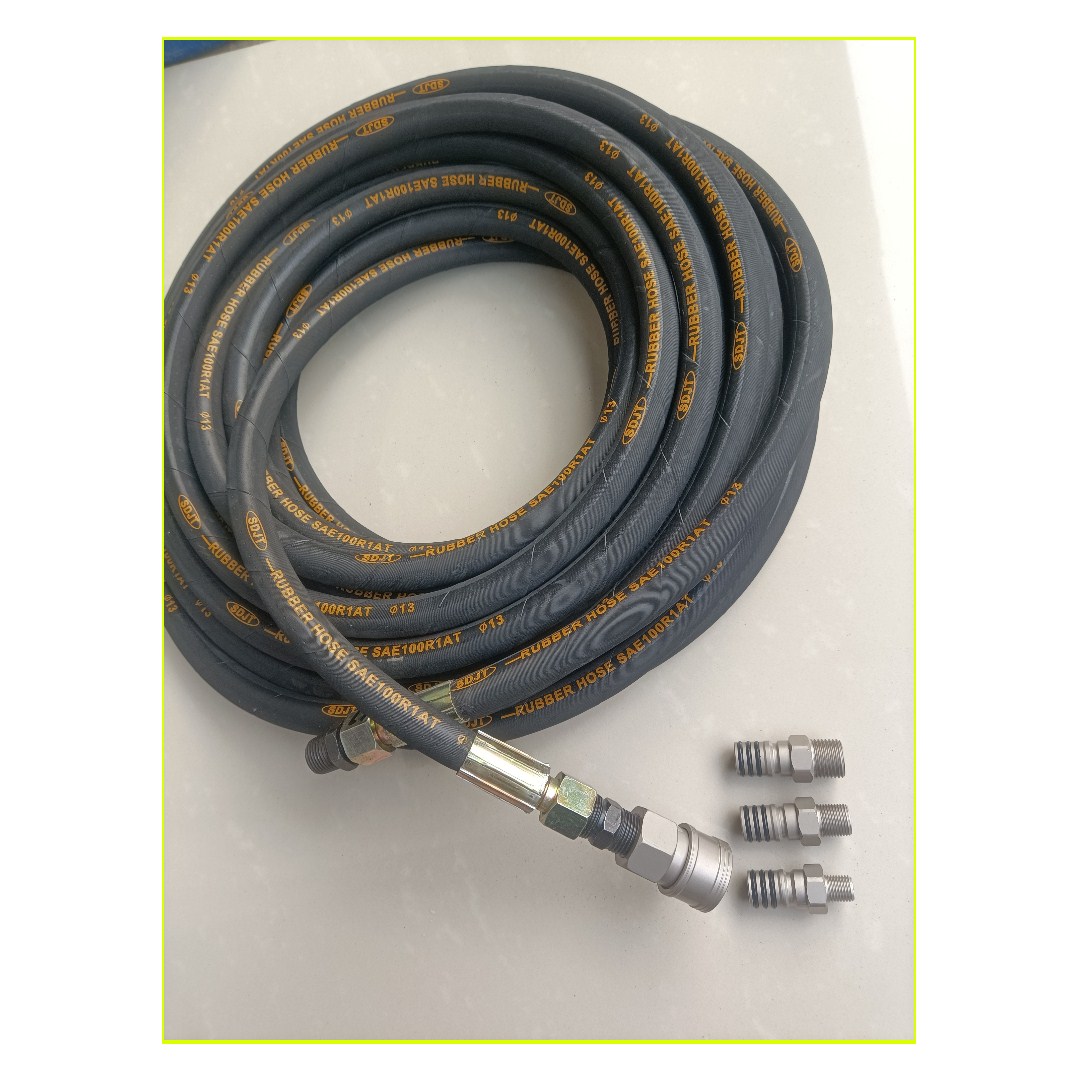 大风炮快速接头钢丝管快速接头气管高压管风炮气动工具接头自锁款