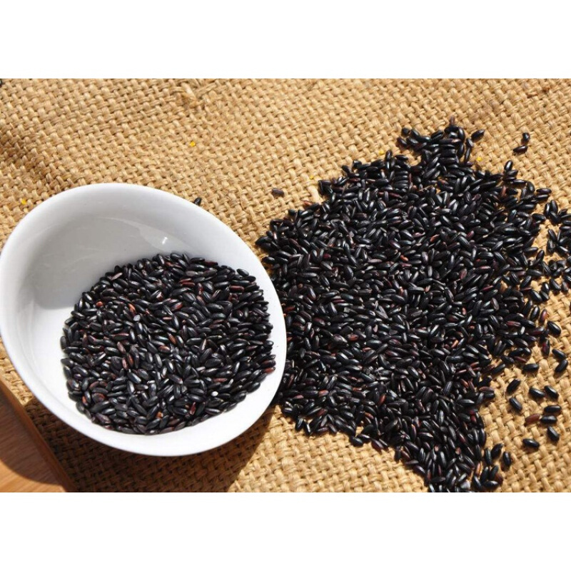 5斤新黑米无染色黑香米五谷杂粮煮粥煮饭包粽子散装
