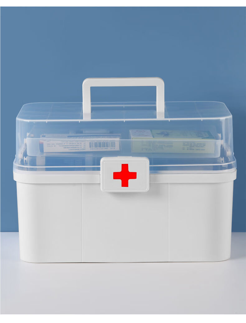 药箱家庭装大容量医疗急救箱医护多层药品收纳盒手提箱家用医药箱