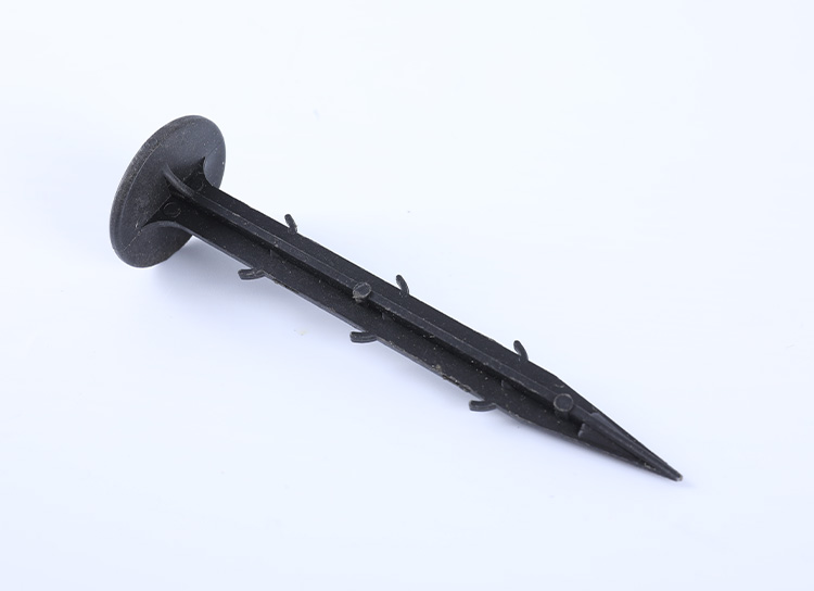 恒日晟防草布地钉拉枝钉大棚除草布园艺果园农田黑色塑料地布钉 黑钉