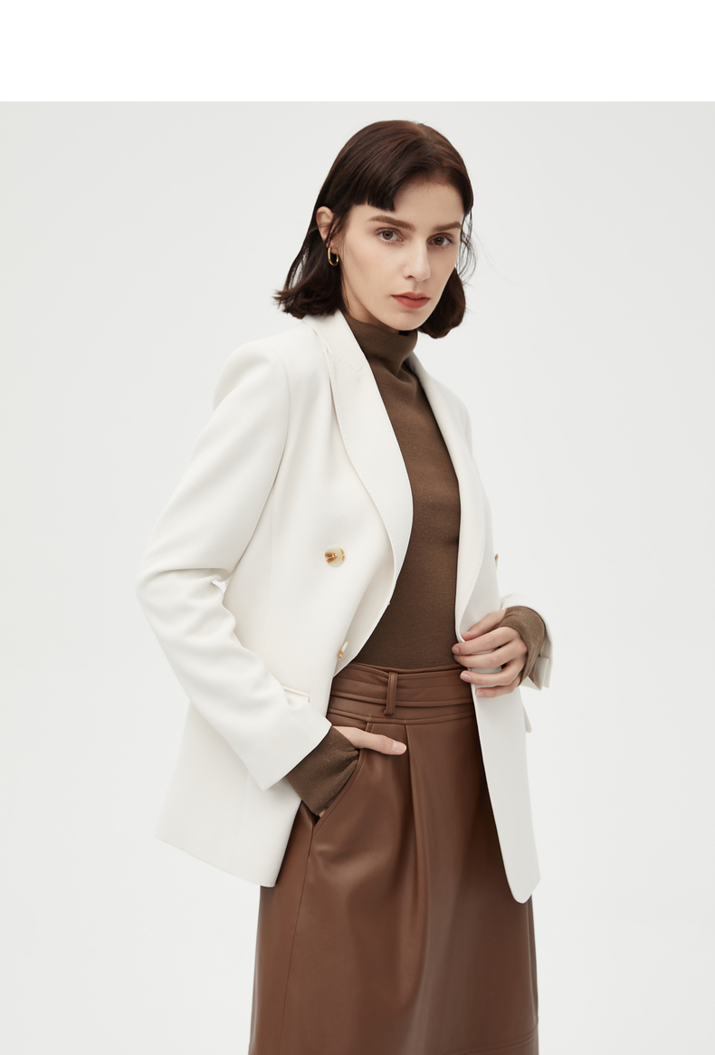 朗姿法式轻商务西装外套女职业正装2022年春季新款气质西服高级感 本