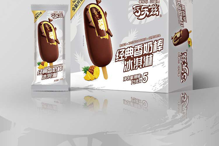 巧乐兹冰淇淋雪糕巧脆棒巧丝绒苦咖啡75g 巧乐兹巧脆棒75g*30支【6盒