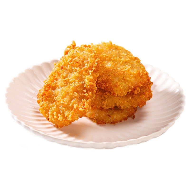 景江天绿花枝虾排闽南泉州小吃特色美食香炸虾饼精选煎炸快餐食材