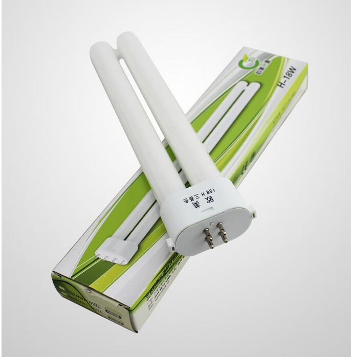 欧美光源 13w18w27w方四针四方台灯灯管护眼节能三基色台灯管 亮德