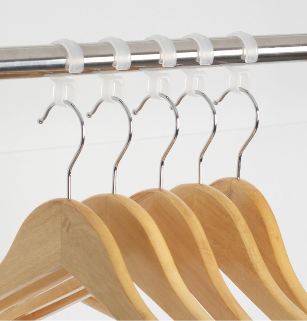 汇佰畅晾衣架防风扣钩衣架晒杆勾管锁扣卡扣室外阳台晒衣固定防滑防风