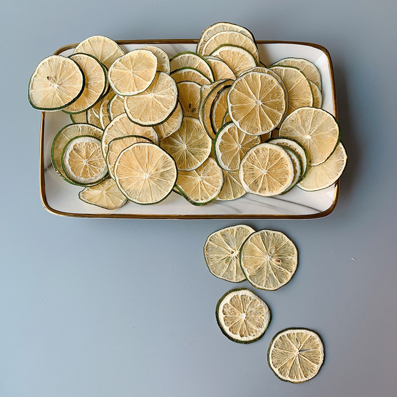 手工水果茶 青柠干片青柠檬片50g*2青柠檬干片泡茶泡水花果茶【图片