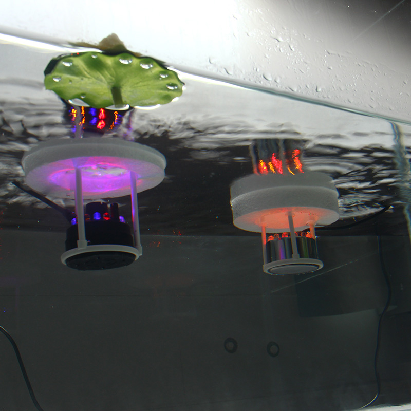 起雾器烟雾器雾化加湿水景造雾假山喷雾器加强升级大雾带灯浮标2片