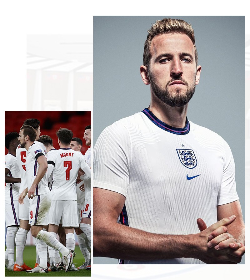 nike耐克欧洲杯英格兰主场球员款足球服21赛季球服球衣9kane凯恩主场s