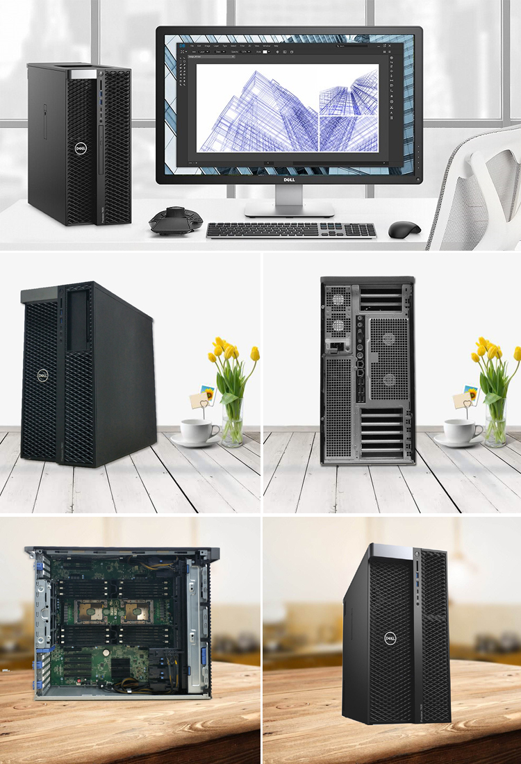 三维建模台式图形工作站2颗至强6226r32核64线程29ghz256g1t固态4t2块