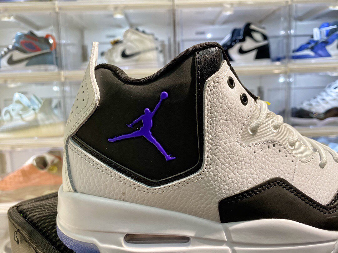 耐尅联名纯原aj23小藤原浩高帮篮球鞋乔23男女百搭复古休闲运动鞋 黑