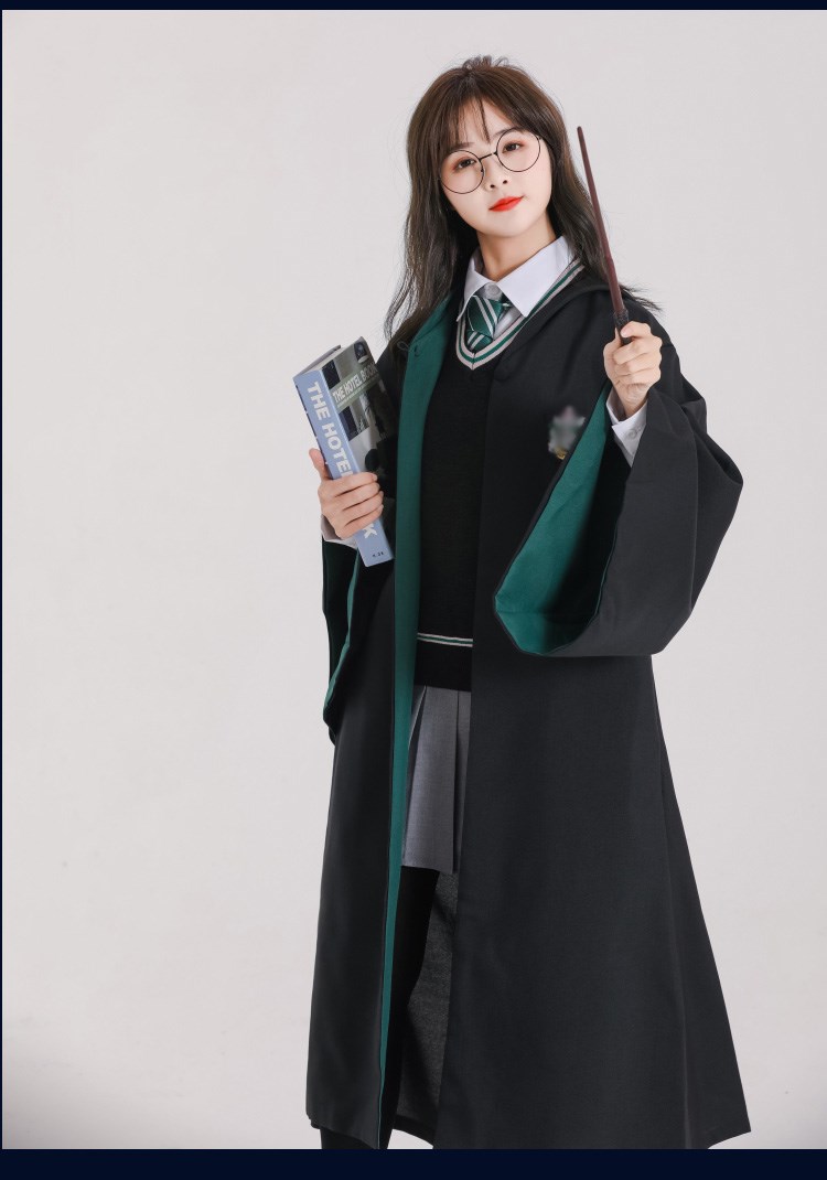 哈利波特usj联名魔法袍子套装赫敏同款环球cos巫师袍周