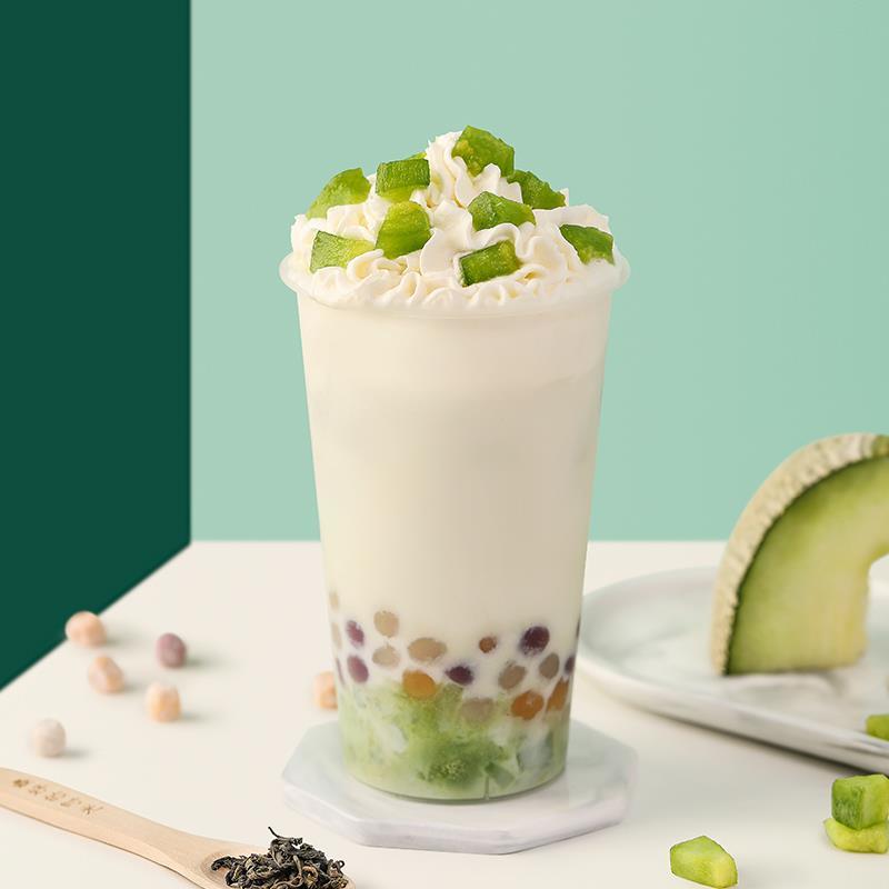 玫珑蜜瓜果茸12kg肉绿宝甜瓜果汁商用浓缩果酱奶茶专用玫珑蜜瓜果汁