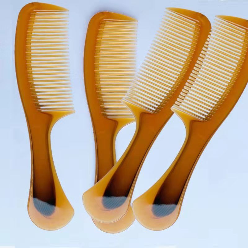 特大号牛筋梳防静电折不断加厚牛筋梳美发加宽直发卷发梳子特大号牛筋