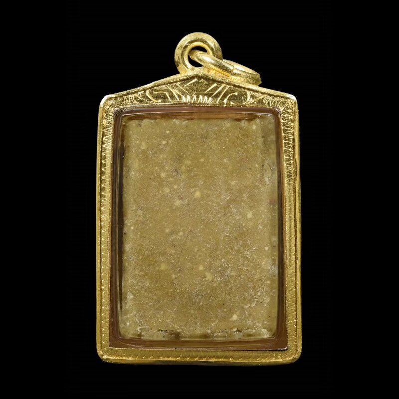 顶盈泰国佛牌正牌吊坠龙婆贵佛历2515年金财女神金壳萨玛空卡项坠银壳