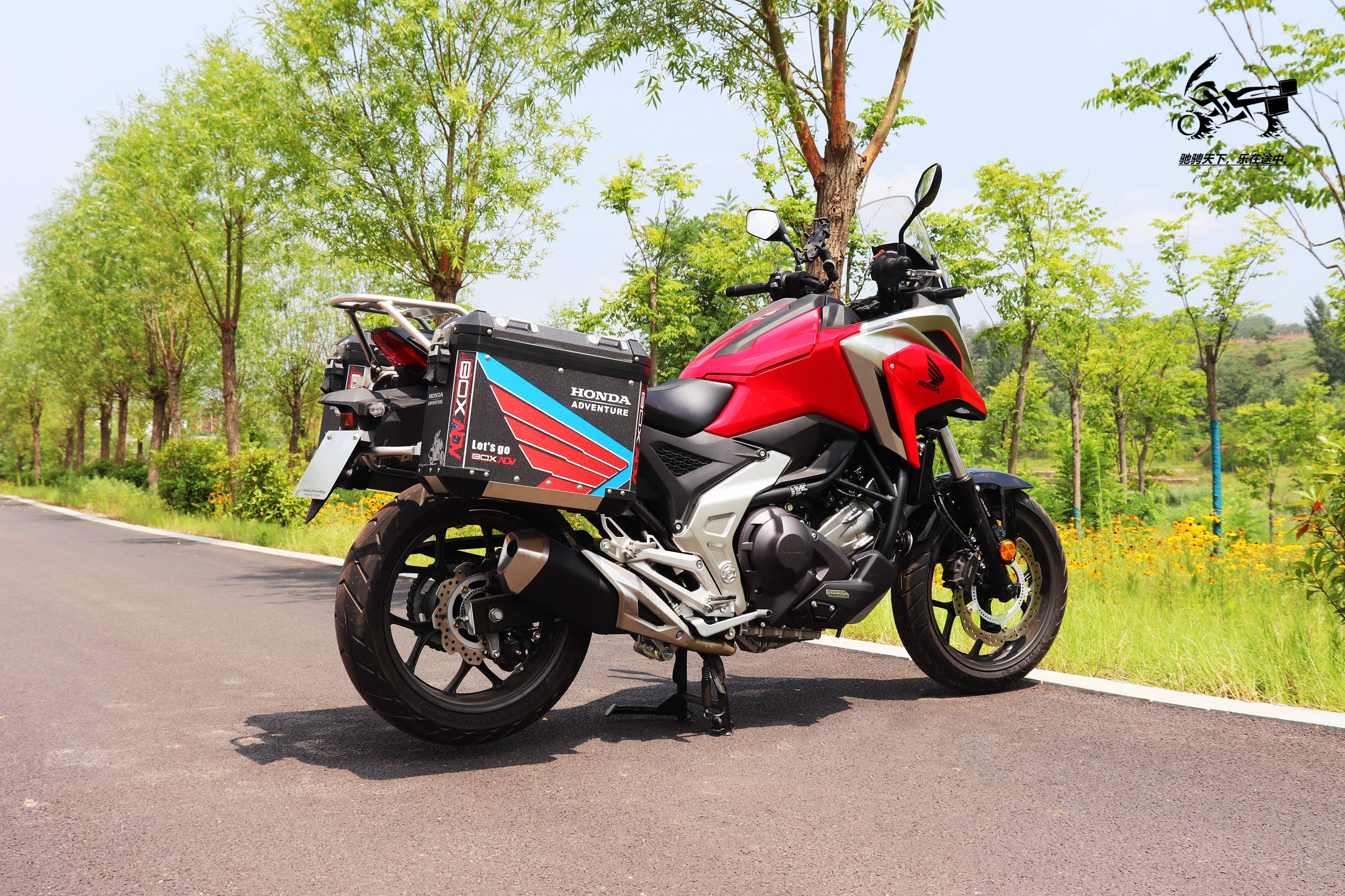 适用于21款honda本田nc750x摩托车改装三箱750d边箱尾箱护杠箱架黑色