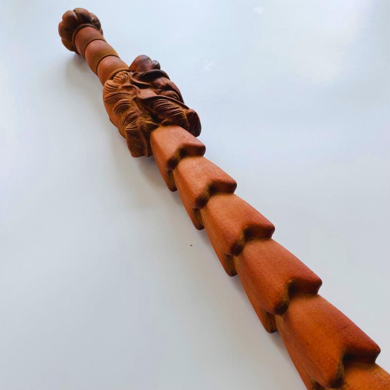 雷击枣木打神鞭龙虎七星剑 道教用品法器天师剑 龙头九节鞭姜子牙鹤齐
