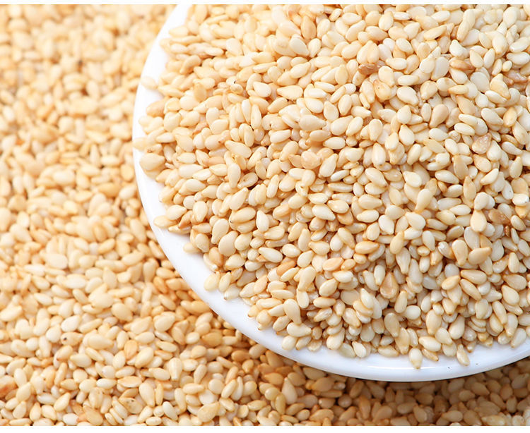 新脱皮炒熟白芝麻仁熟芝麻瓶装即食家用干净罐装新货炒熟 240克